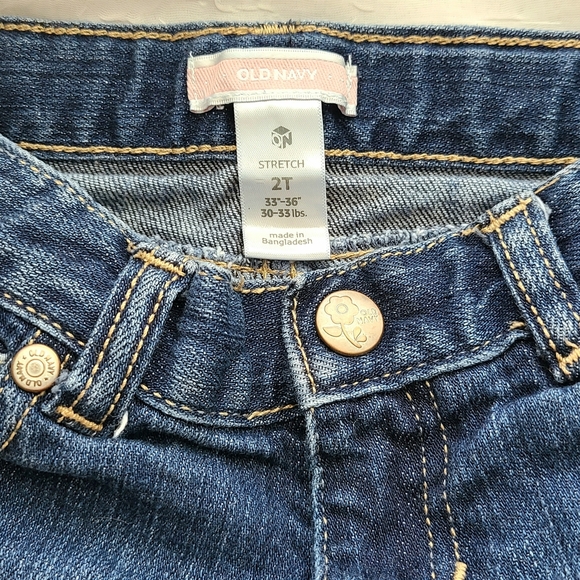 Old Navy Girls 2t Kids Denim Jeans - Picture 3 of 9